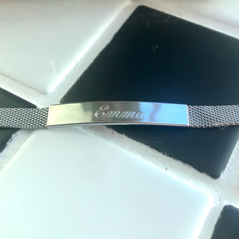 EMMA nameplate bracelet